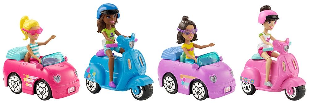 Lalka BARBIE On the Go Pojazd + Lalka Ast. FHV76