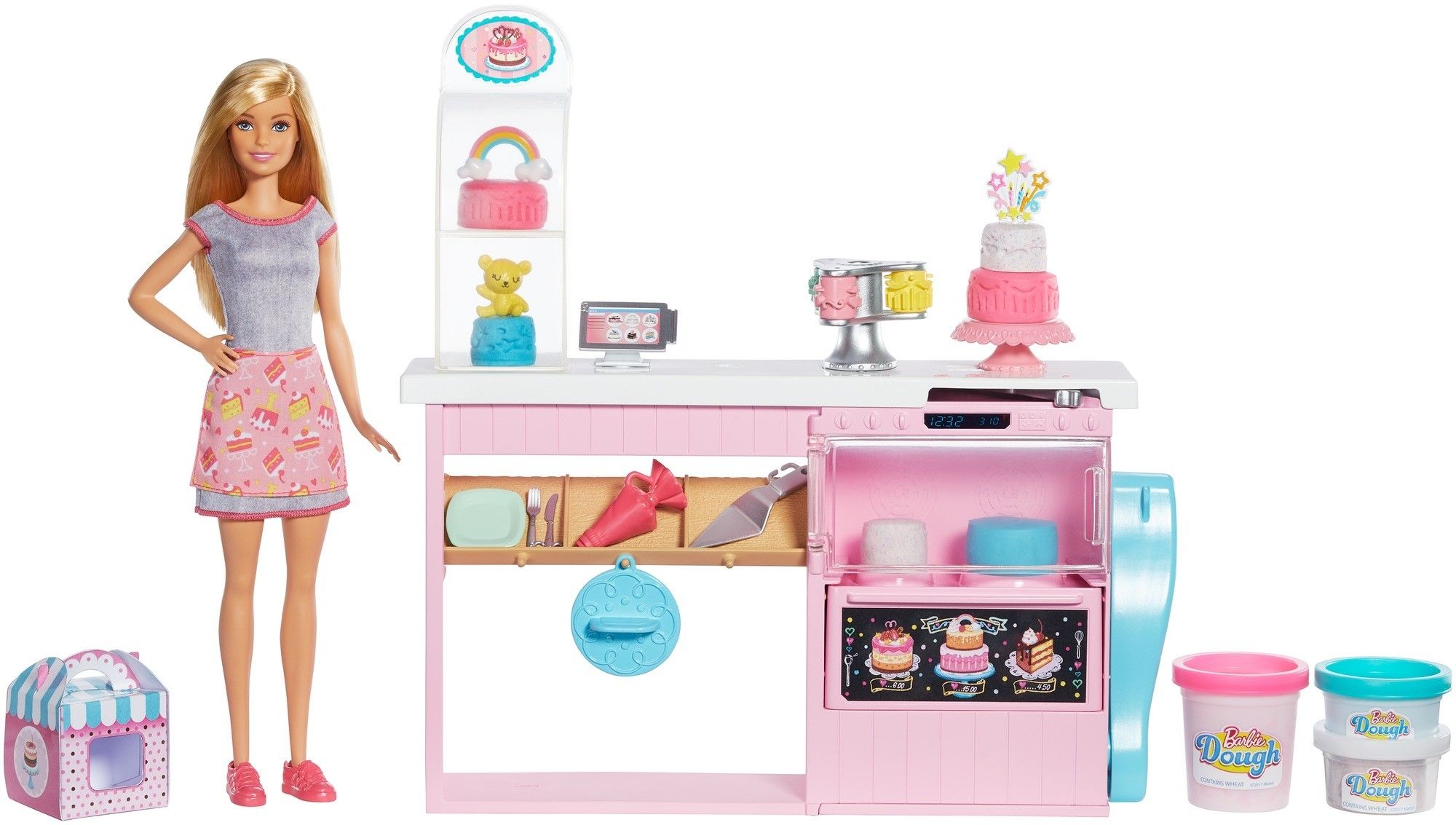 Lalka BARBIE Pracownia wypieków Barbie Zestaw + Lalka GFP59