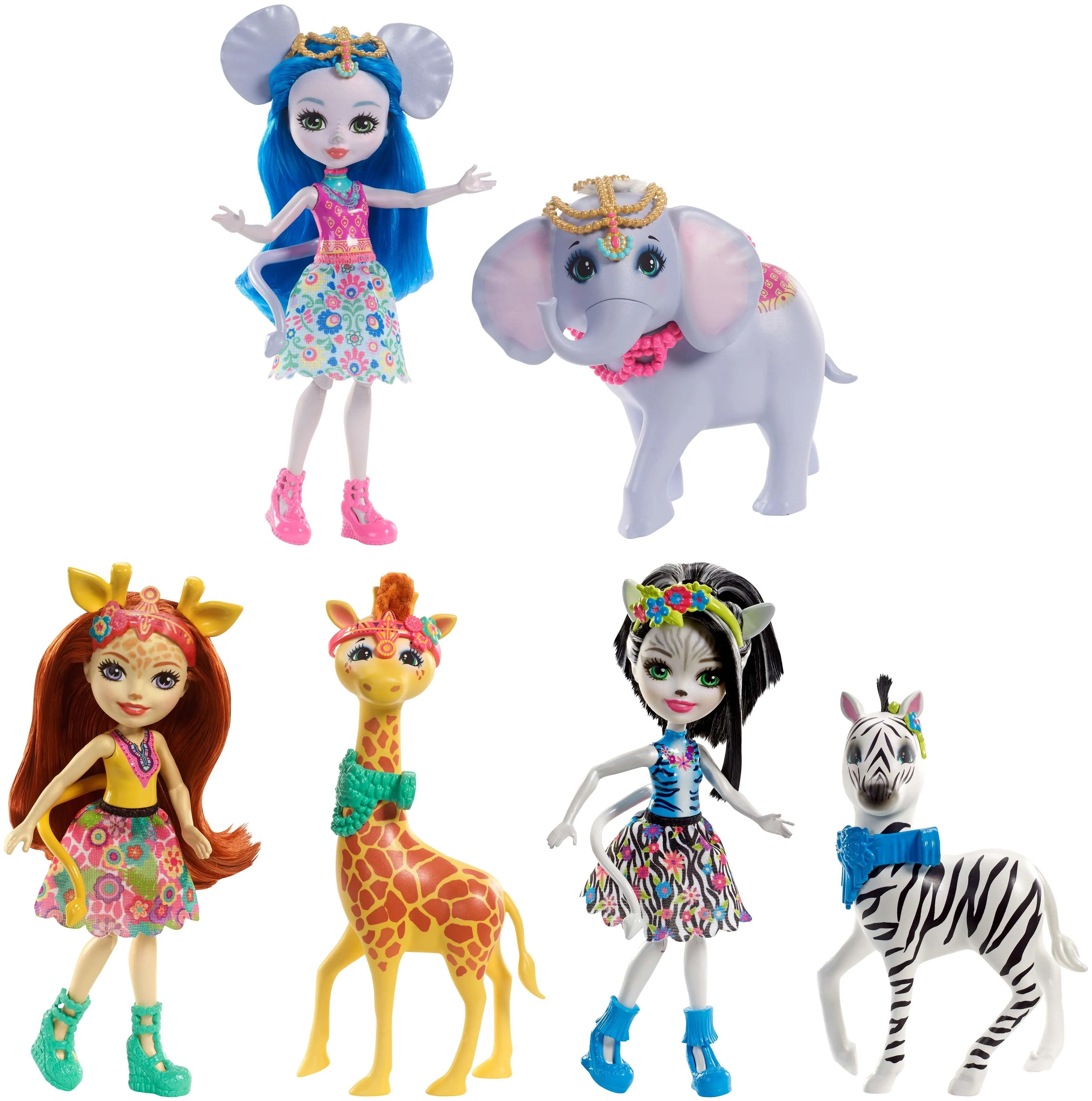 Lalka ENCHANTIMALS Morskie lalki + duże zwierzątko (mix) FKY72