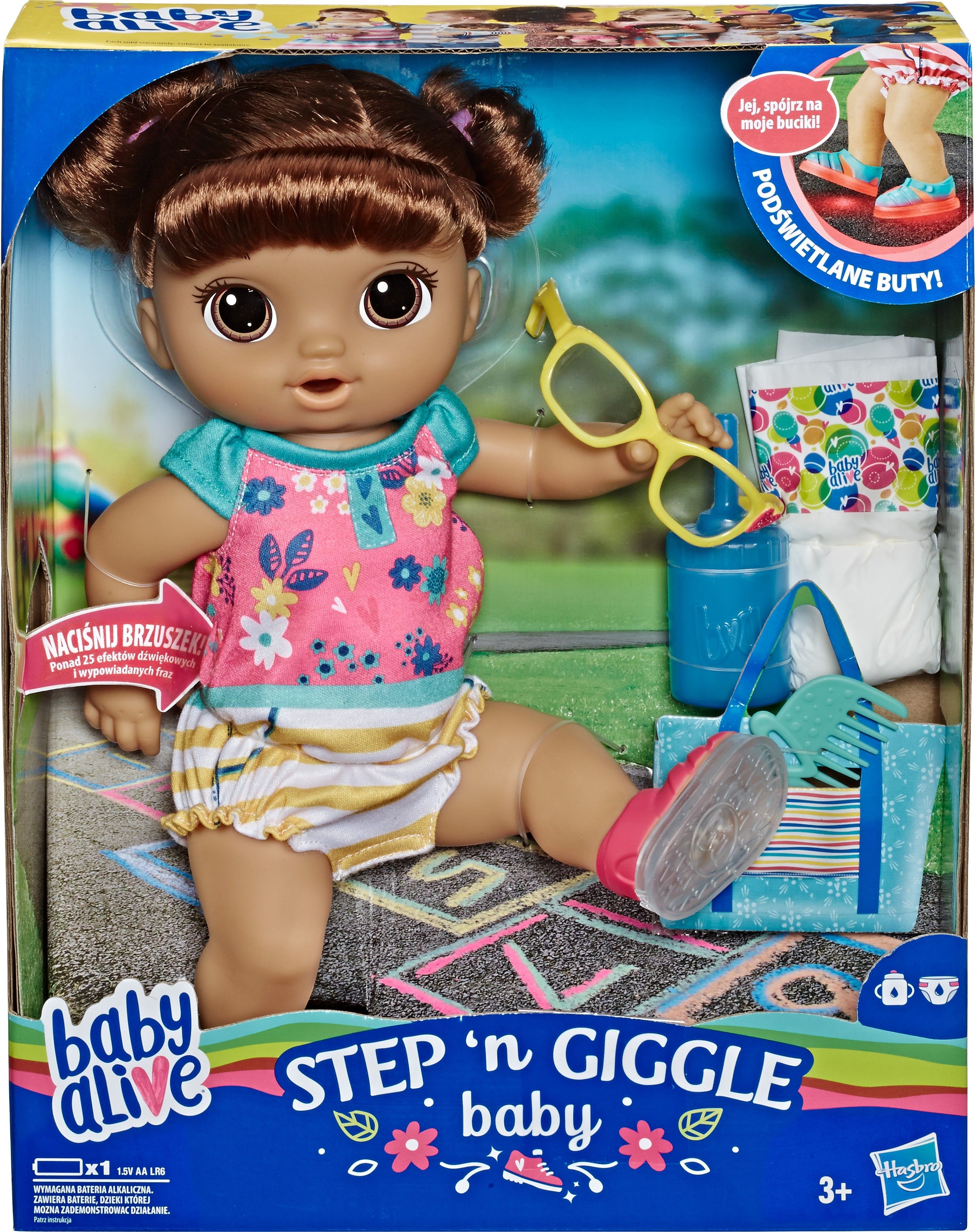 Lalka HASBRO Lala Świecące Buciki E5248