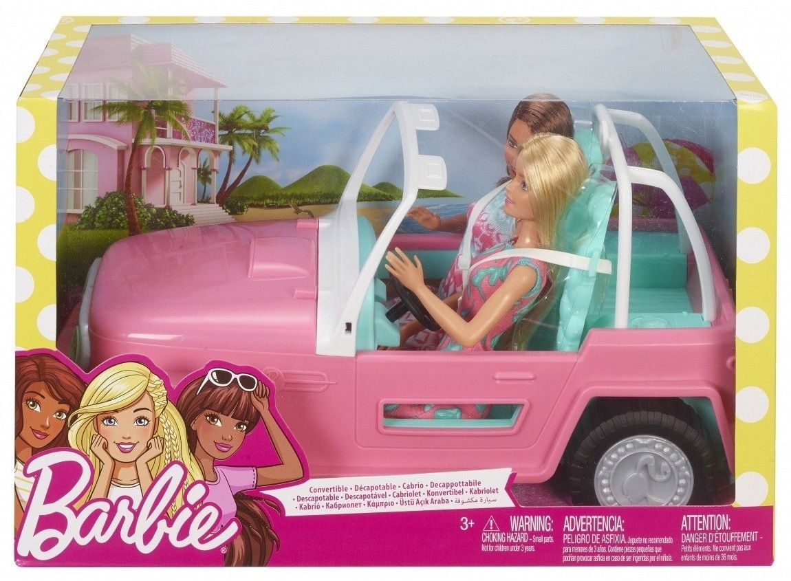 Lalka MATTEL Jeep + 2 lalki FPR59
