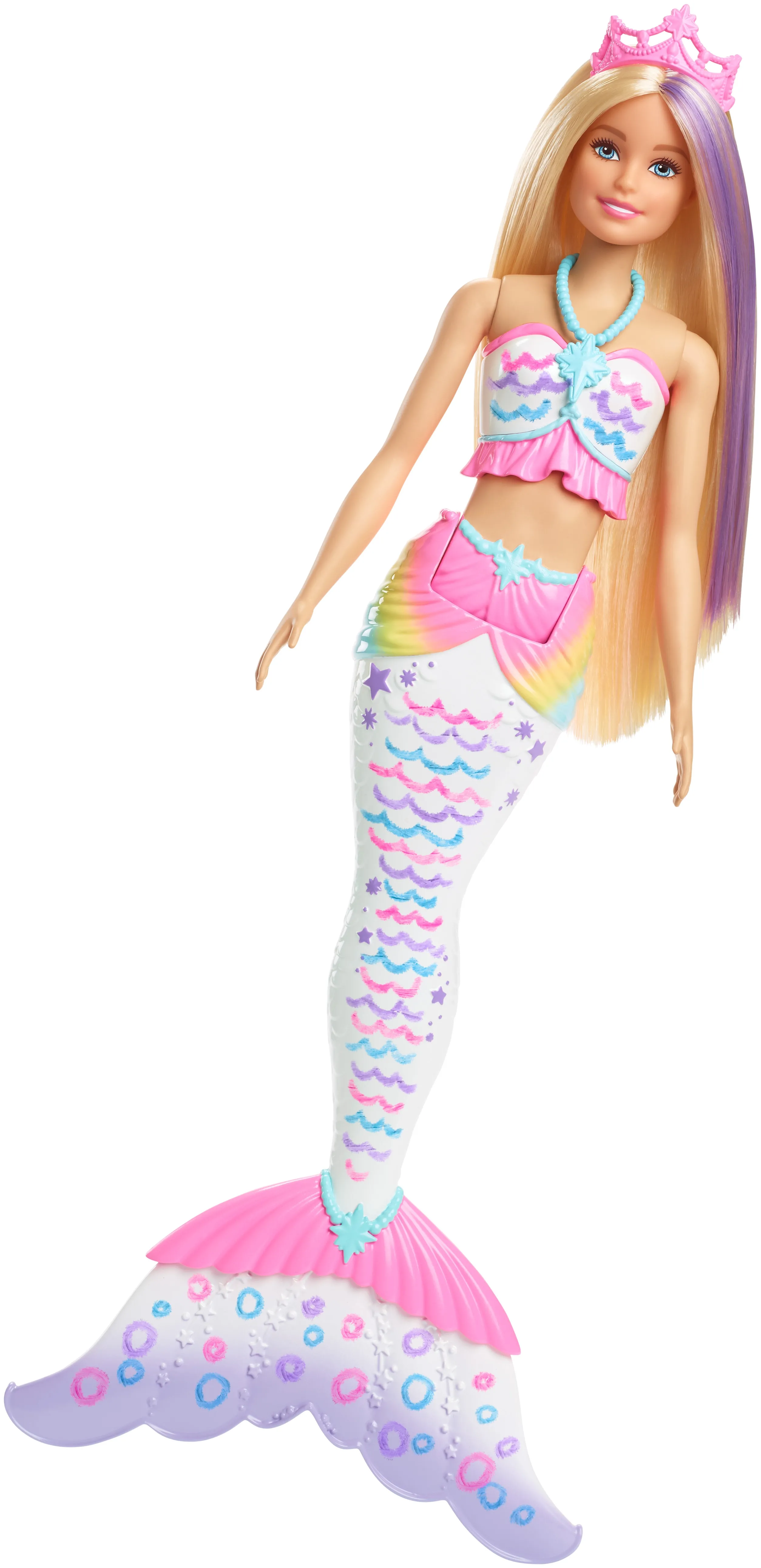 Lalka MATTEL Syrenka kolorowa magia GCG67