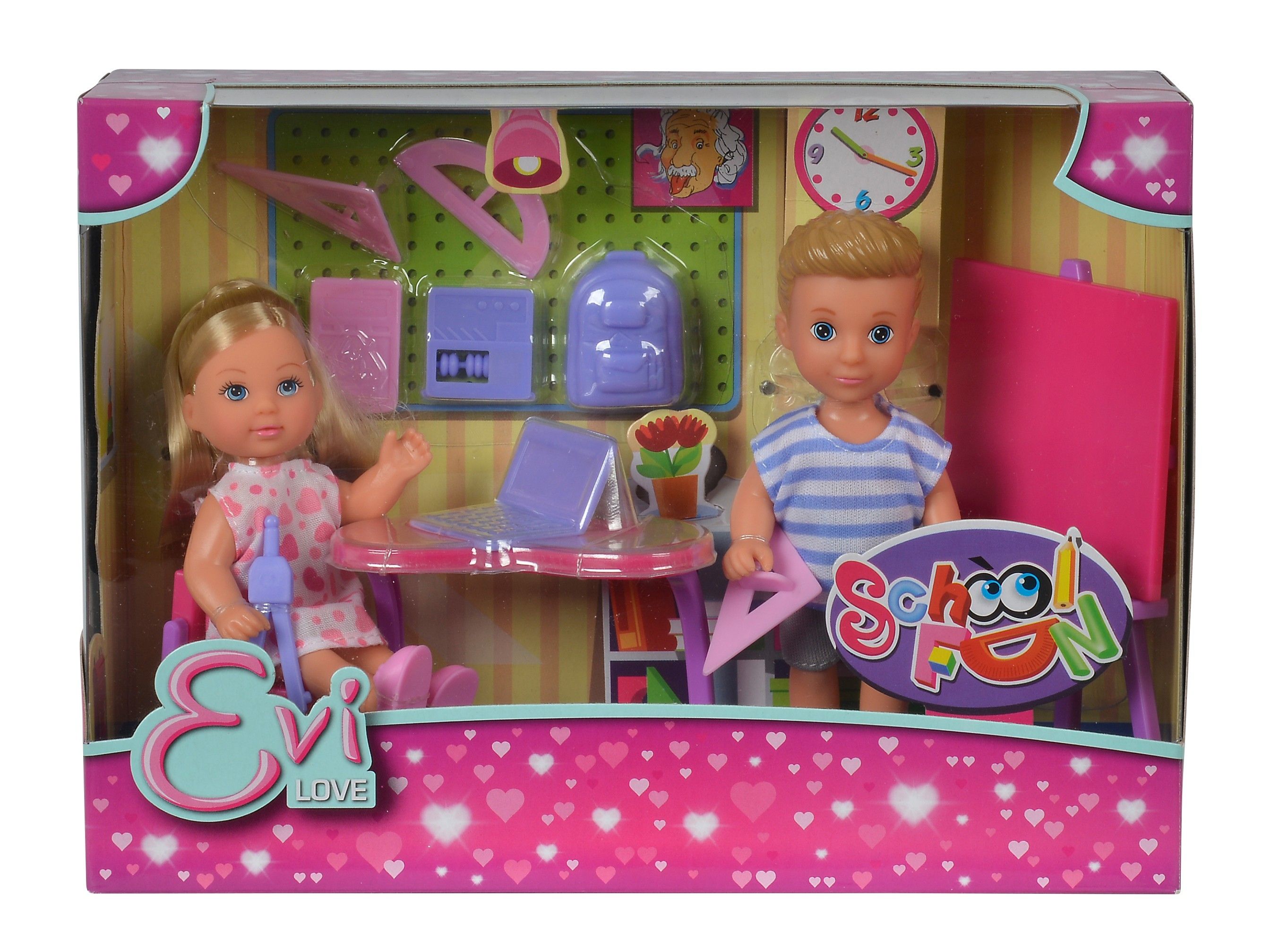 Lalki EVI LOVE Evi i Timmy w szkole 105733210