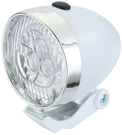 Lampka przednia BOTTARI Lampka przednia Retro Style 3 LED Biały Lampka przednia Retro Style 3 LED