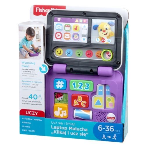 Laptop FISHER PRICE Laptop Malucha Klikaj i ucz się