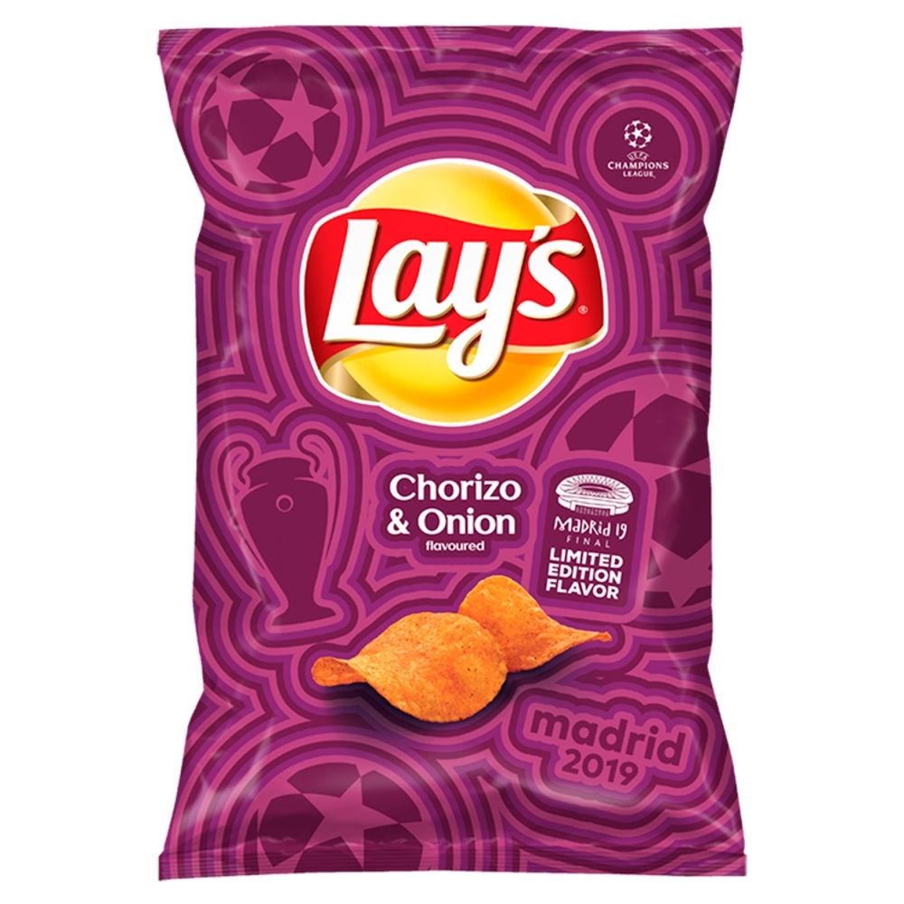 Lay's Chipsy ziemniaczane o smaku kiełbaski chorizo 140 g