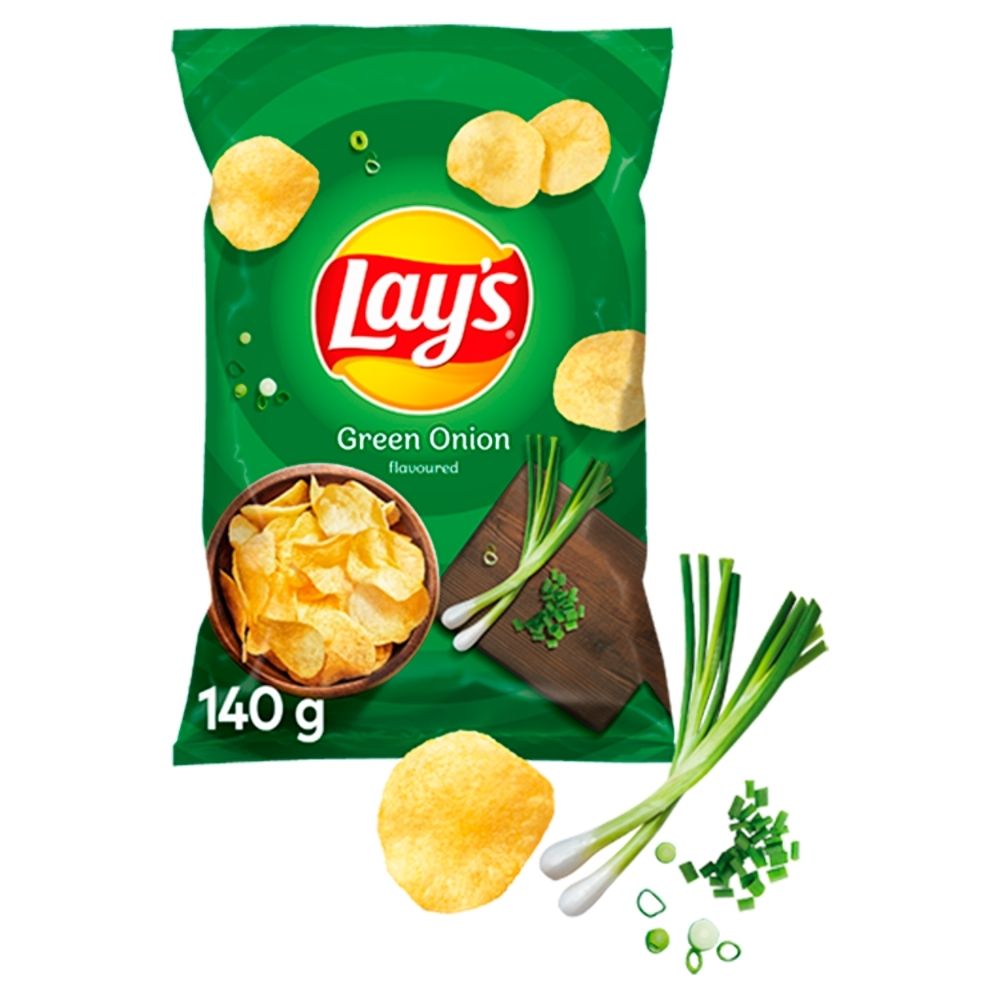 Lay&#39;s Chipsy ziemniaczane o smaku zielonej cebulki 140 g - Zakupy online z  dostawą do domu - Carrefour.pl