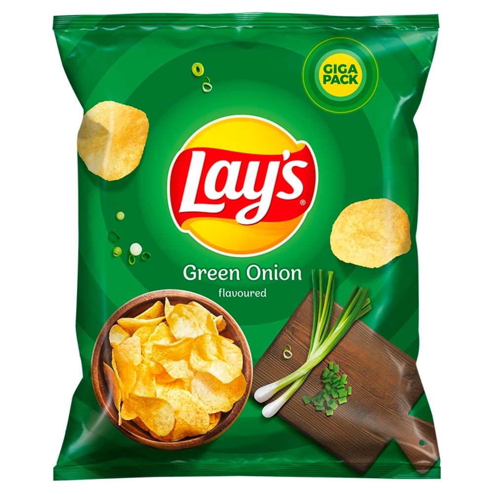 Lay's Chipsy ziemniaczane o smaku zielonej cebulki 265 g