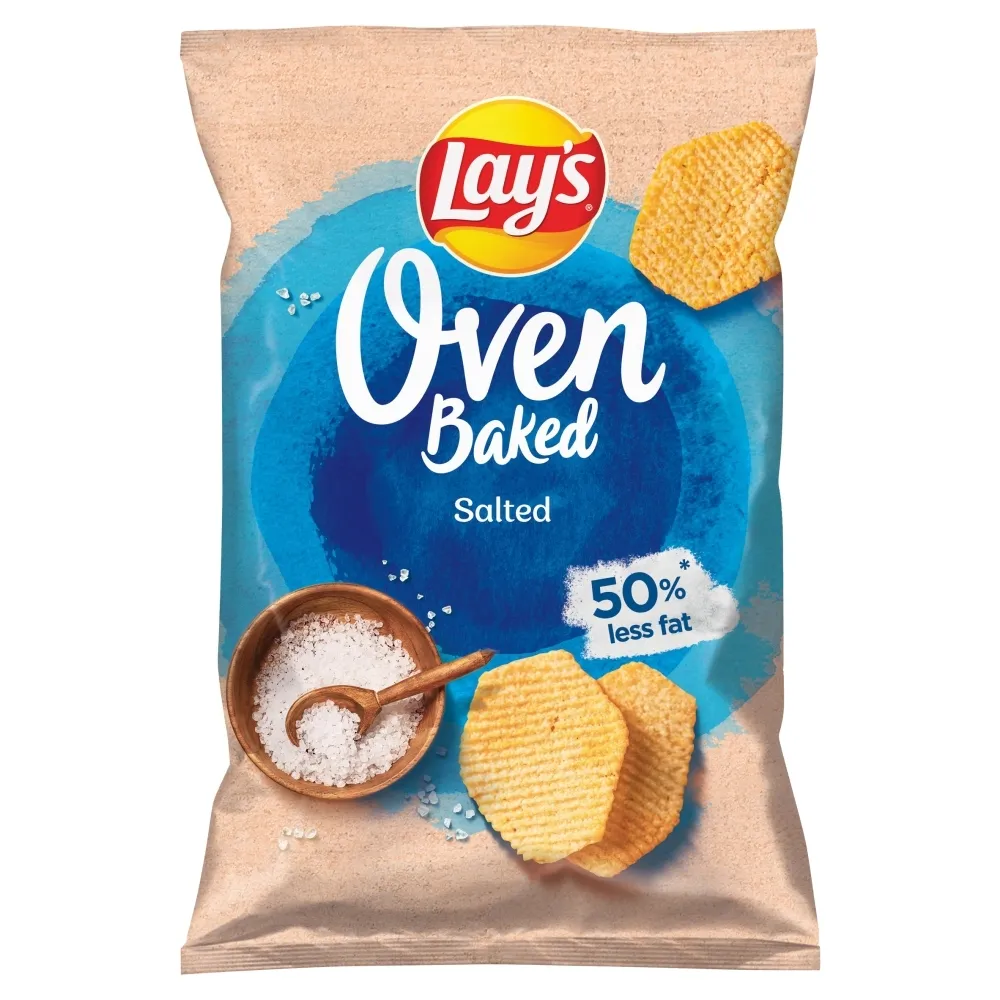 Ile Kalorii Mają Chipsy Lays Solone Lay's Oven Baked Pieczone formowane chipsy ziemniaczane solone 125 g