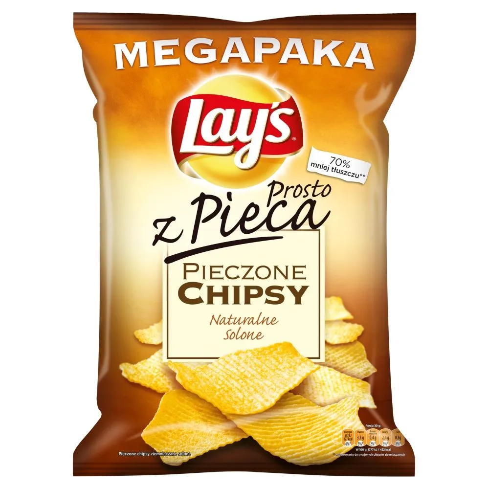 Ile Kalorii Mają Chipsy Lays Solone Lay's Prosto z Pieca Pieczone chipsy Naturalne Solone 200 g - Zakupy