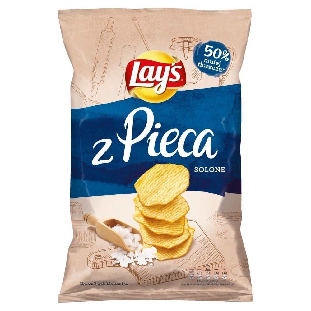 Ile Kalorii Mają Chipsy Lays Solone Lay's z Pieca Pieczone chipsy Solone 130 g - Zakupy online z dostawą do