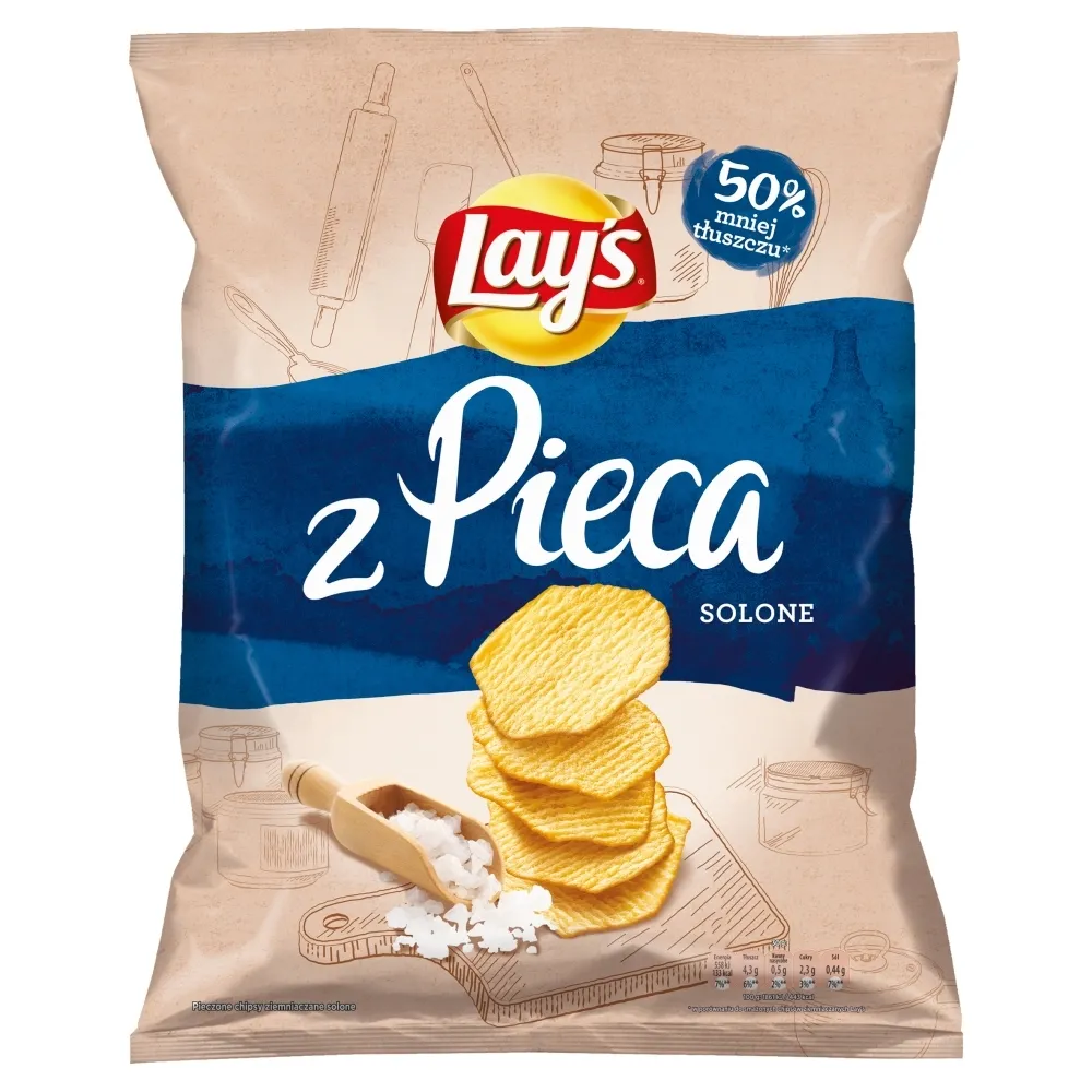 Ile Kalorii Mają Chipsy Lays Solone Lay's z Pieca Pieczone chipsy Solone 200 g - Zakupy online z dostawą do