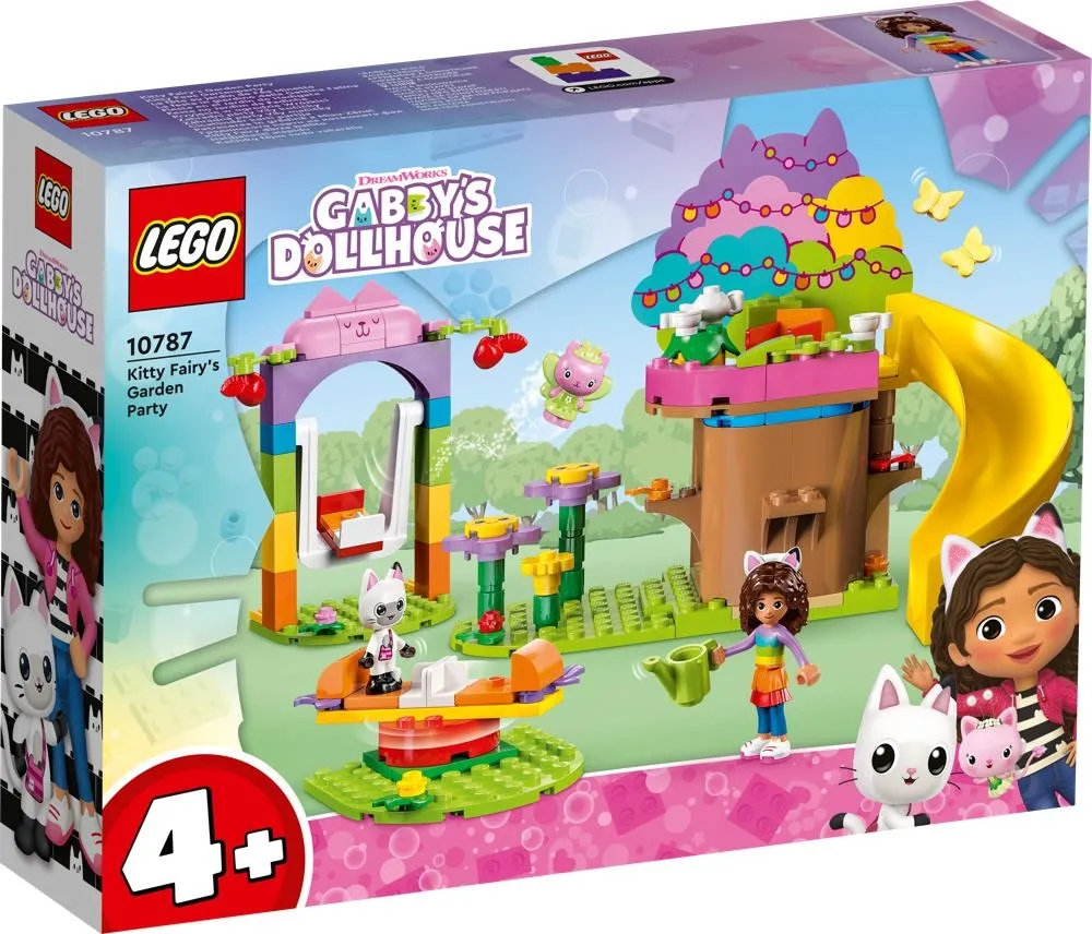 LEGO Koci domek Gabi 10787 Przyjęcie w ogrodzie Wróżkici