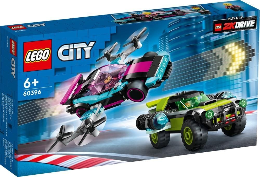 LEGO City 60396 Podrasowane samochody wyścigowe