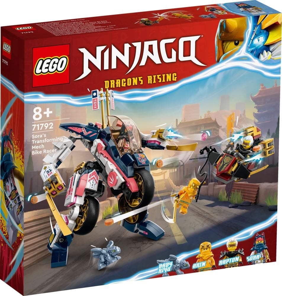 LEGO 71792 Ninjago Mech Sory zmieniający się w motocykl wyścigowy
