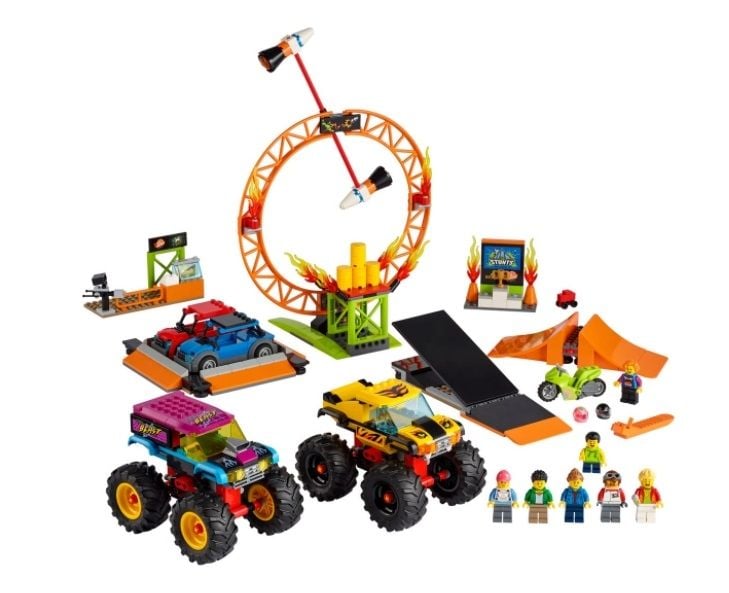 Lego Arena pokazów kaskaderskich 668 elementów