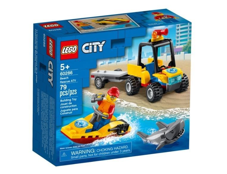Lego City Plażowy quad ratunkowy 60286