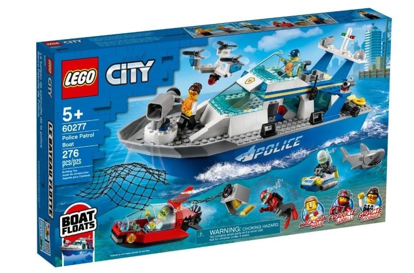 Lego City Policyjna łodź patrolowa 60277