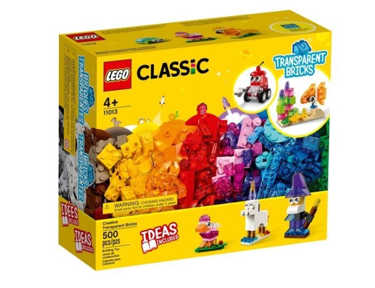 Lego Classic Kreatywne przezroczyste klocki 11013
