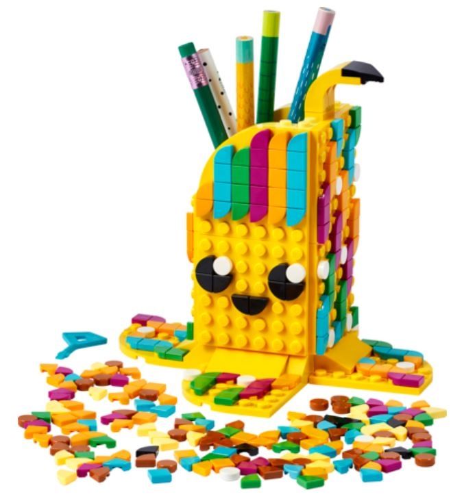 Lego Dots Uroczy banan — pojemnik na długopisy 41948