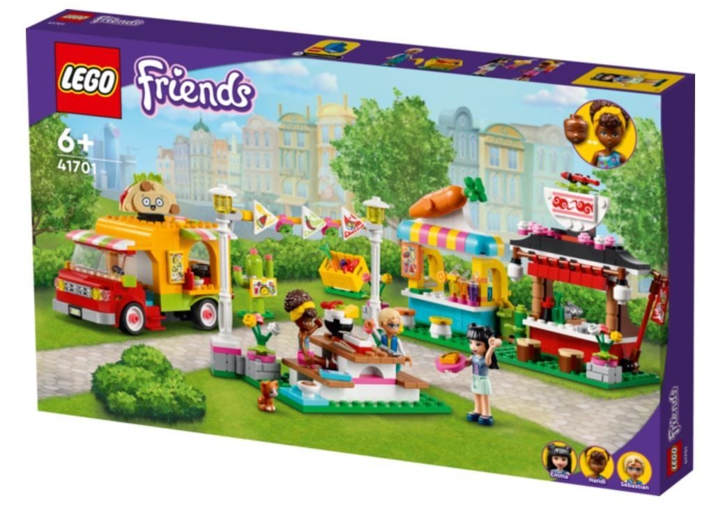 LEGO Heartlake City Foodtruck i stoiska street food 41701