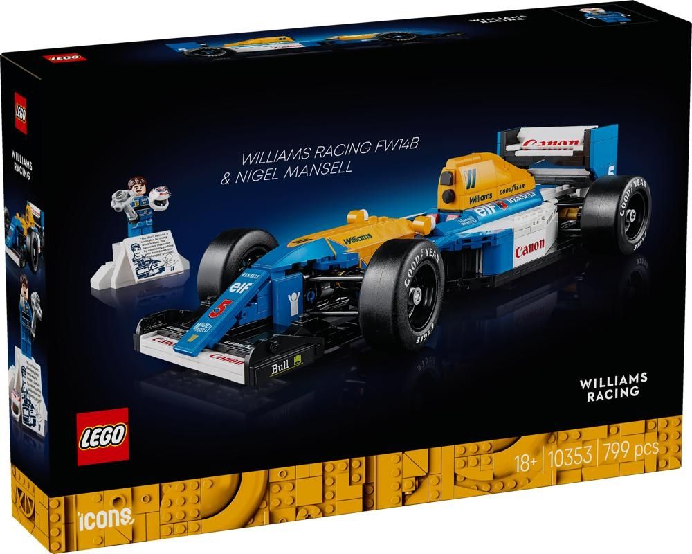 LEGO  Icons Williams Racing FW14B i Nigel Mansell 10353