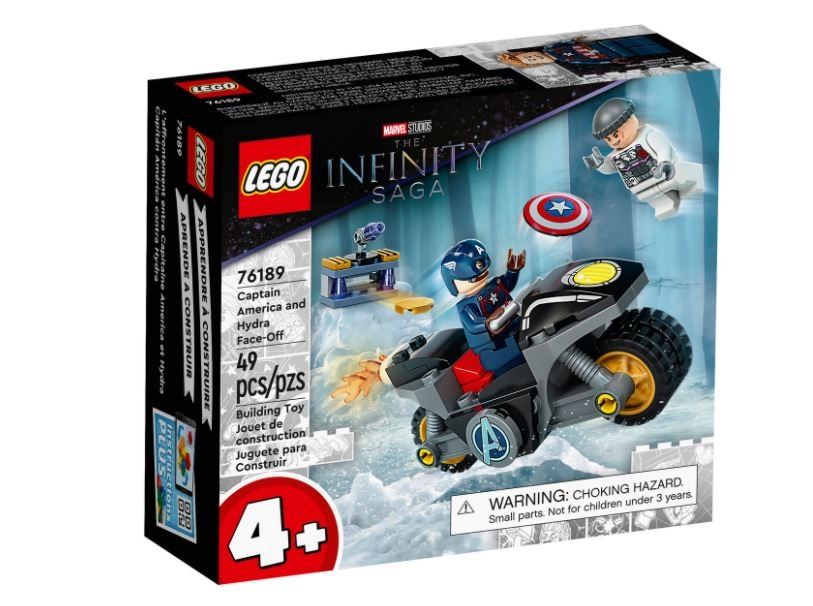 Lego MARVEL Kapitan Ameryka pojedynek z Hydrą 76189