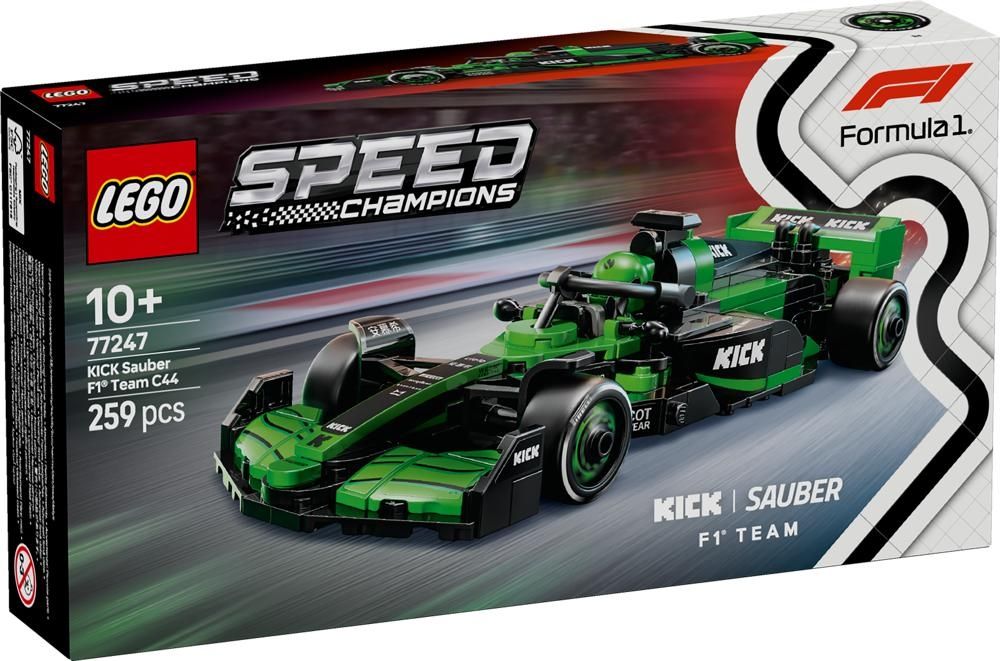 LEGO  Speed Champions Bolid F1  KICK Sauber Team C44 77247