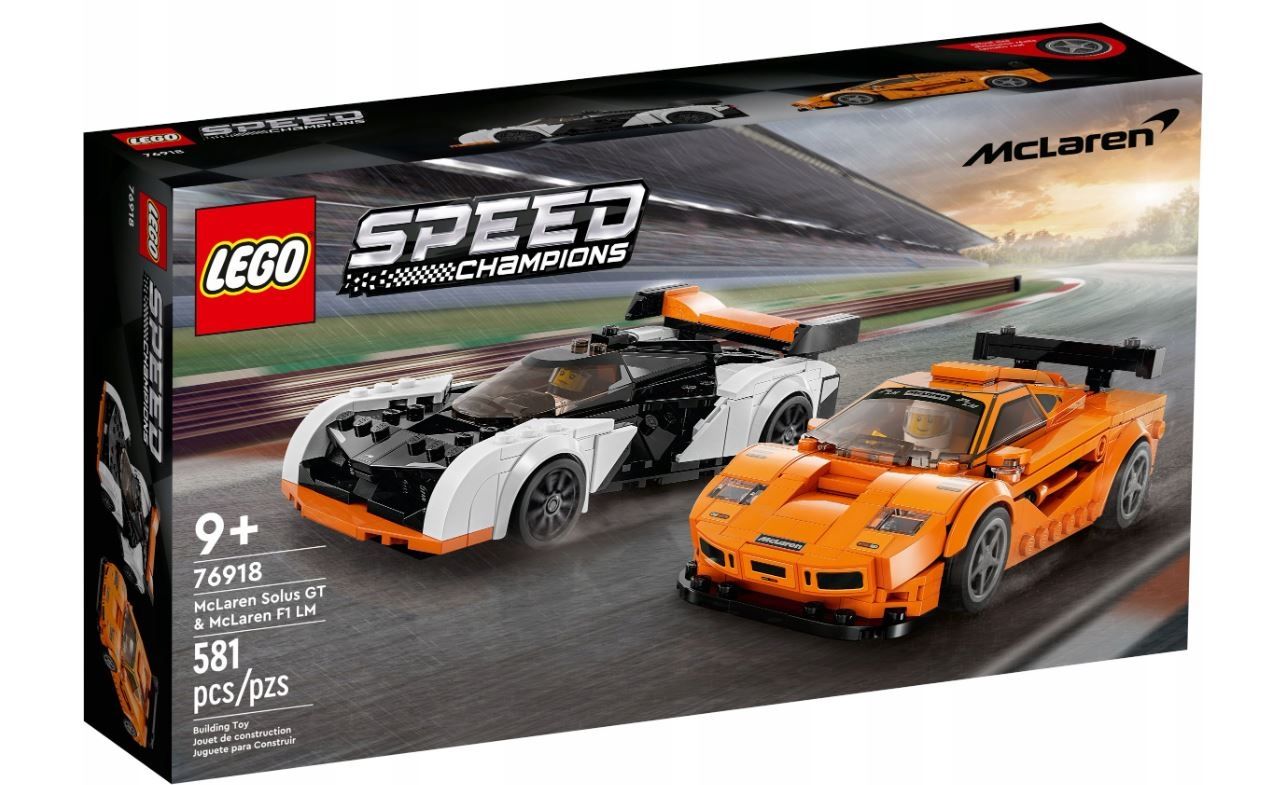 LEGO  SPEED McLaren Solus GT i McLaren F1 LM 76918