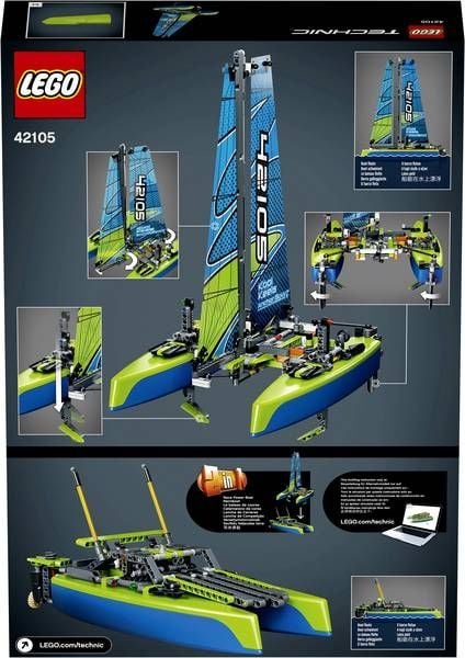 Lego Technic Pływający katamaran żaglowy