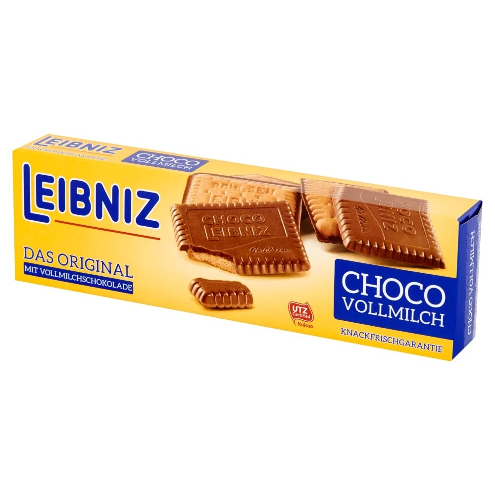 Leibniz Choco Herbatniki w czekoladzie mlecznej 125 g