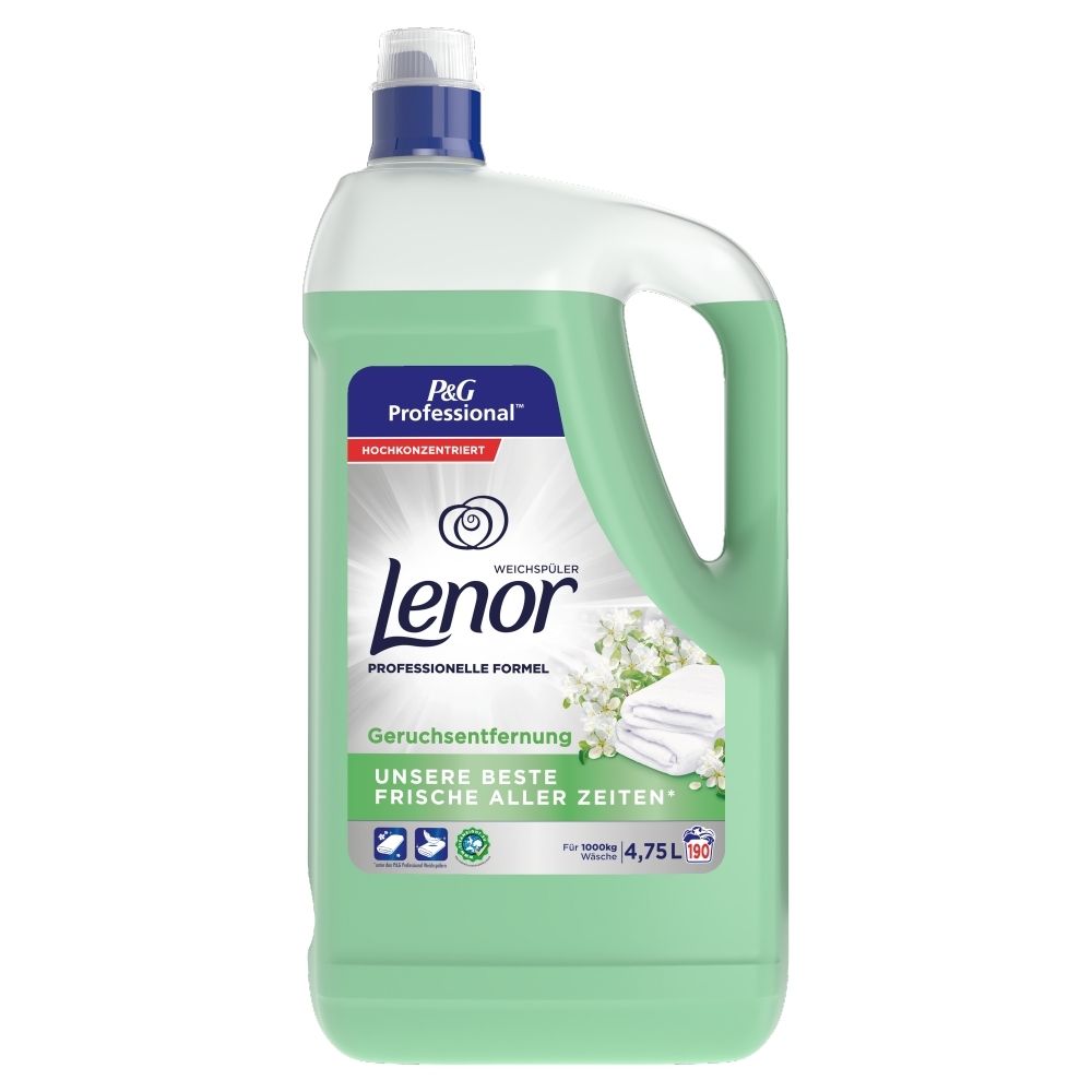 Lenor Professional Odour Eliminator Płyn do płukania tkanin 4.75l, 190 prań