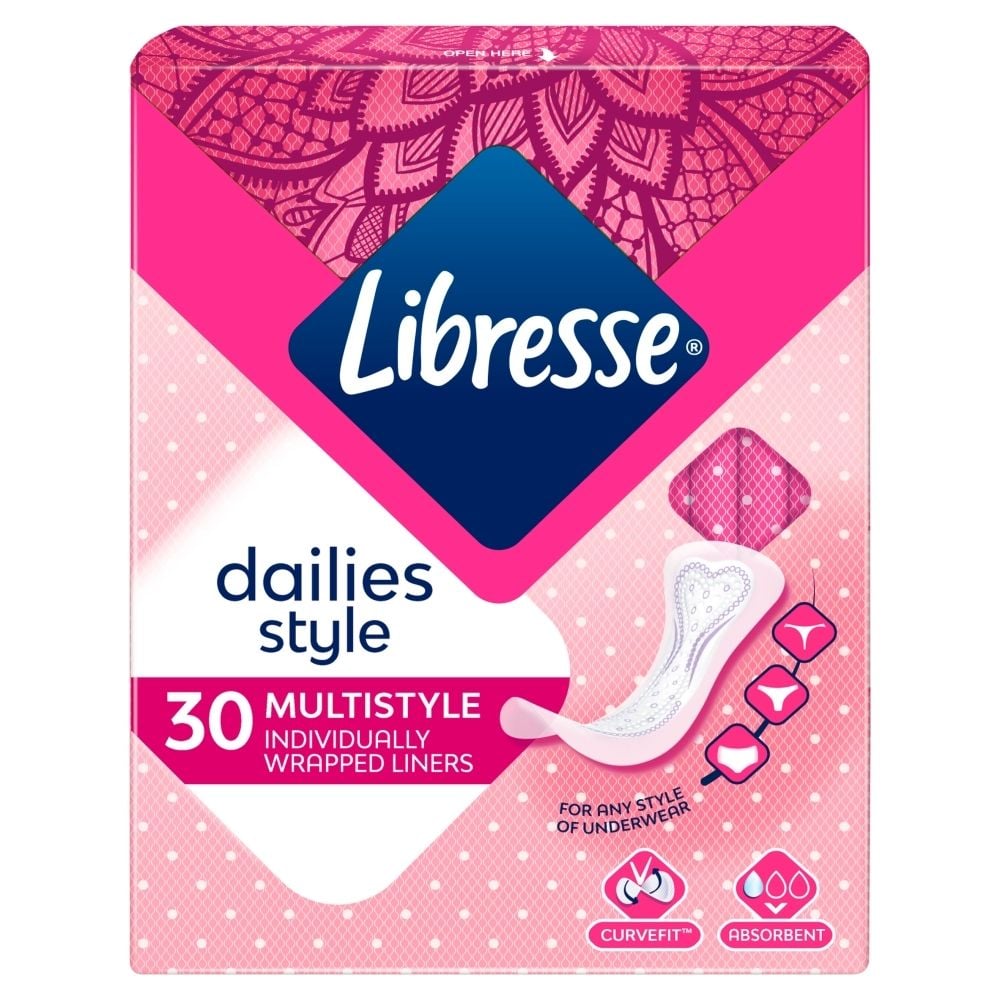 Libresse Multistyle Normal Wkładki higieniczne 30 sztuk