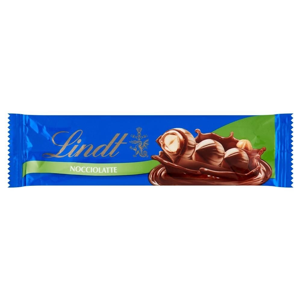 Lindt Czekolada mleczna z nadzieniem z orzechów laskowych i orzechami laskowymi 35 g