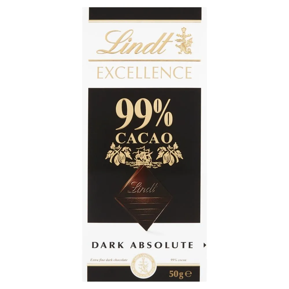 Lindt Excellence 99 % Cacao Czekolada gorzka 50 g