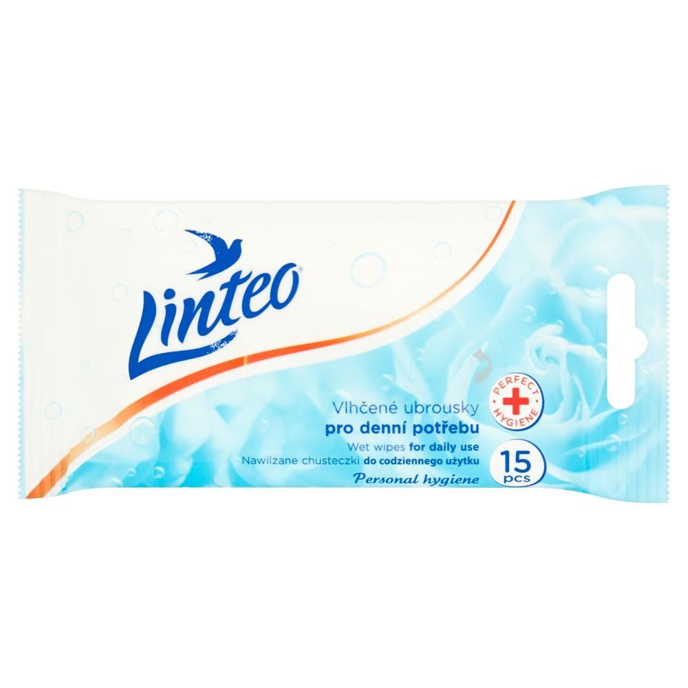 Linteo Nawilżane chusteczki do codziennego użytku 15 sztuk