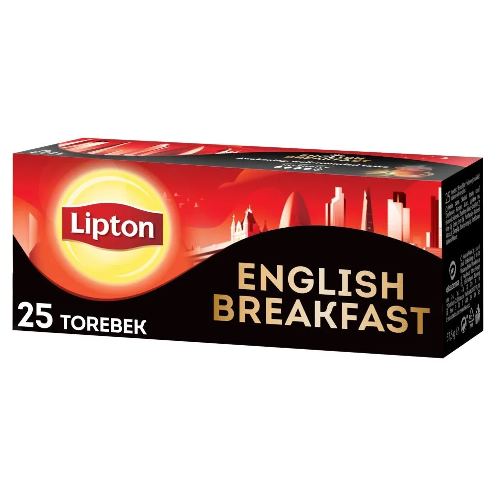 Lipton English Breakfast Herbata czarna 50 g (25 torebek)