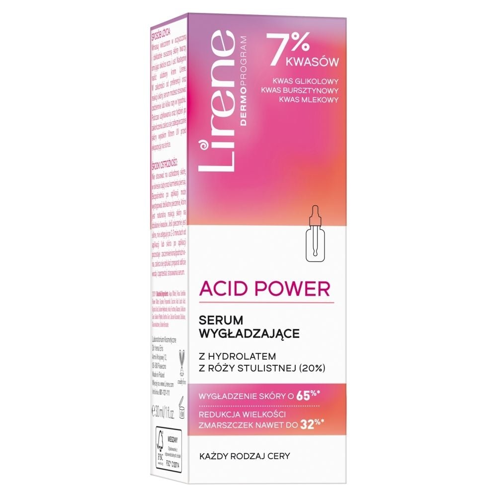 Lirene Acid Power Serum wygładzające 30 ml