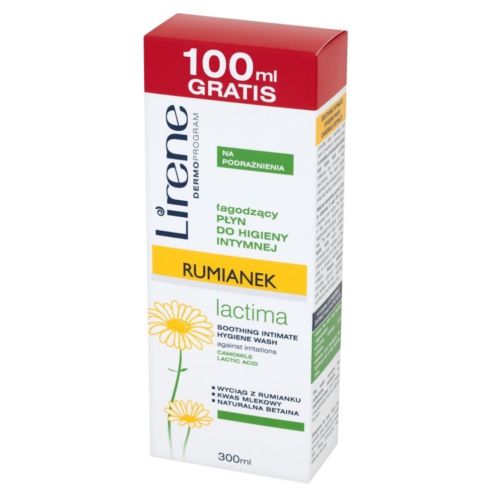 Lirene Dermoprogram Rumianek Łagodzący płyn do higieny intymnej 300 ml