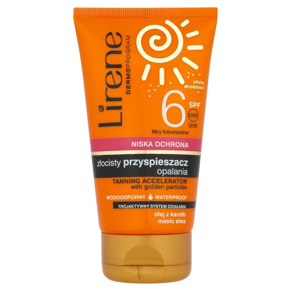 Lirene Dermoprogram Złocisty przyspieszacz opalania SPF 6 150 ml