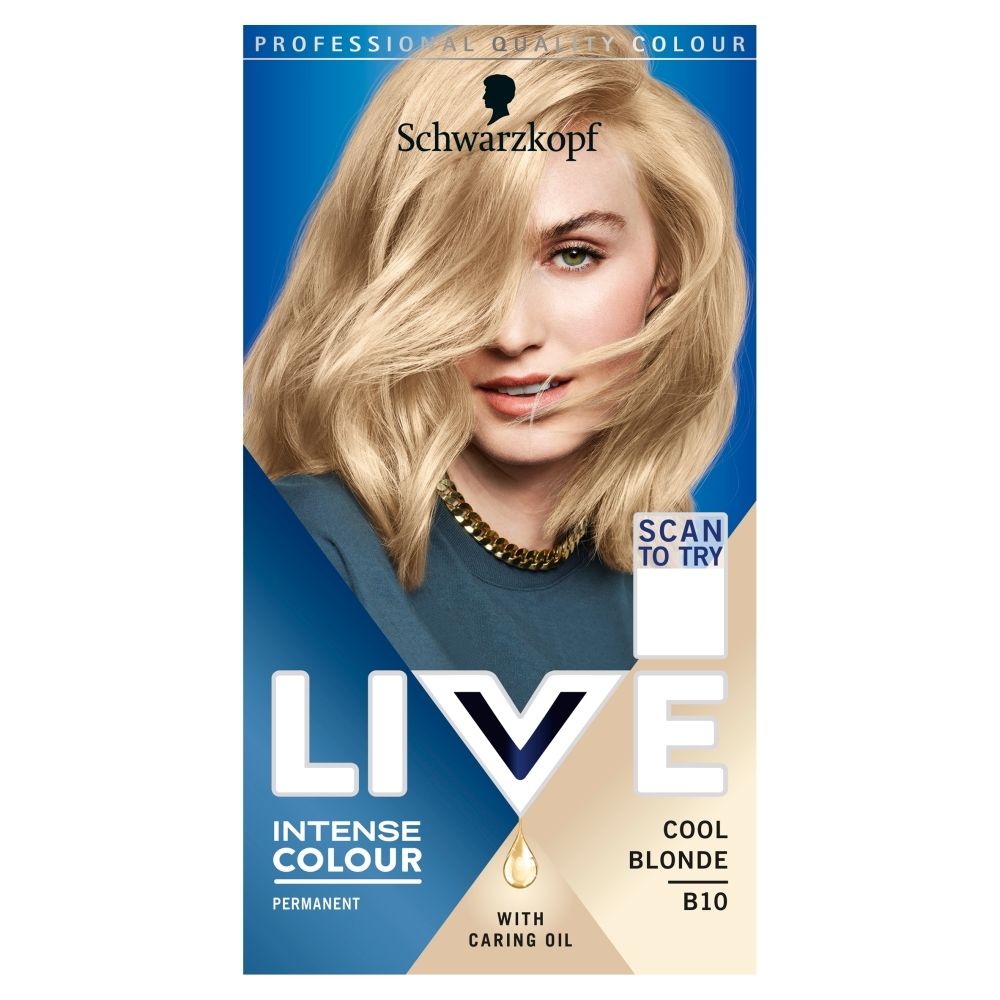 Фото - Фарба для волосся Schwarzkopf Live Intense Colour Cool Blonde B10 Farba do włosów 