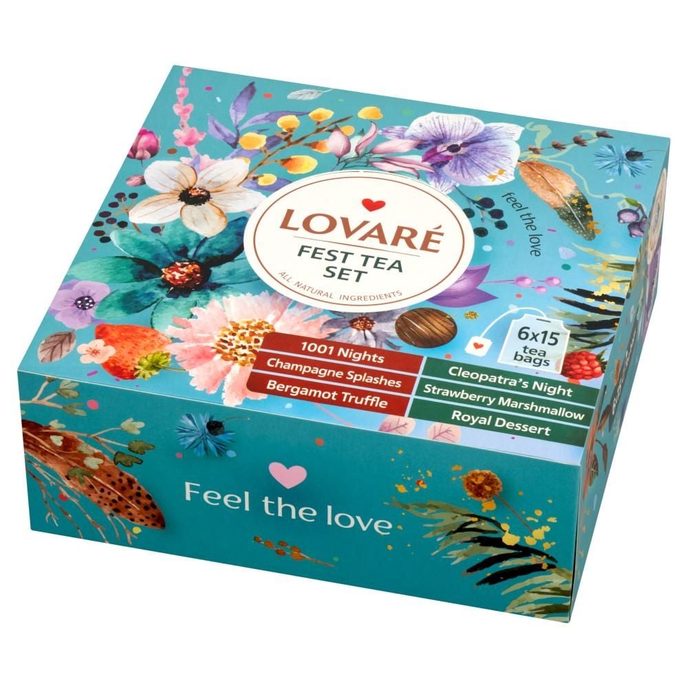 Lovaré Fest Tea Set Zestaw kolekcja herbat 157,5 g