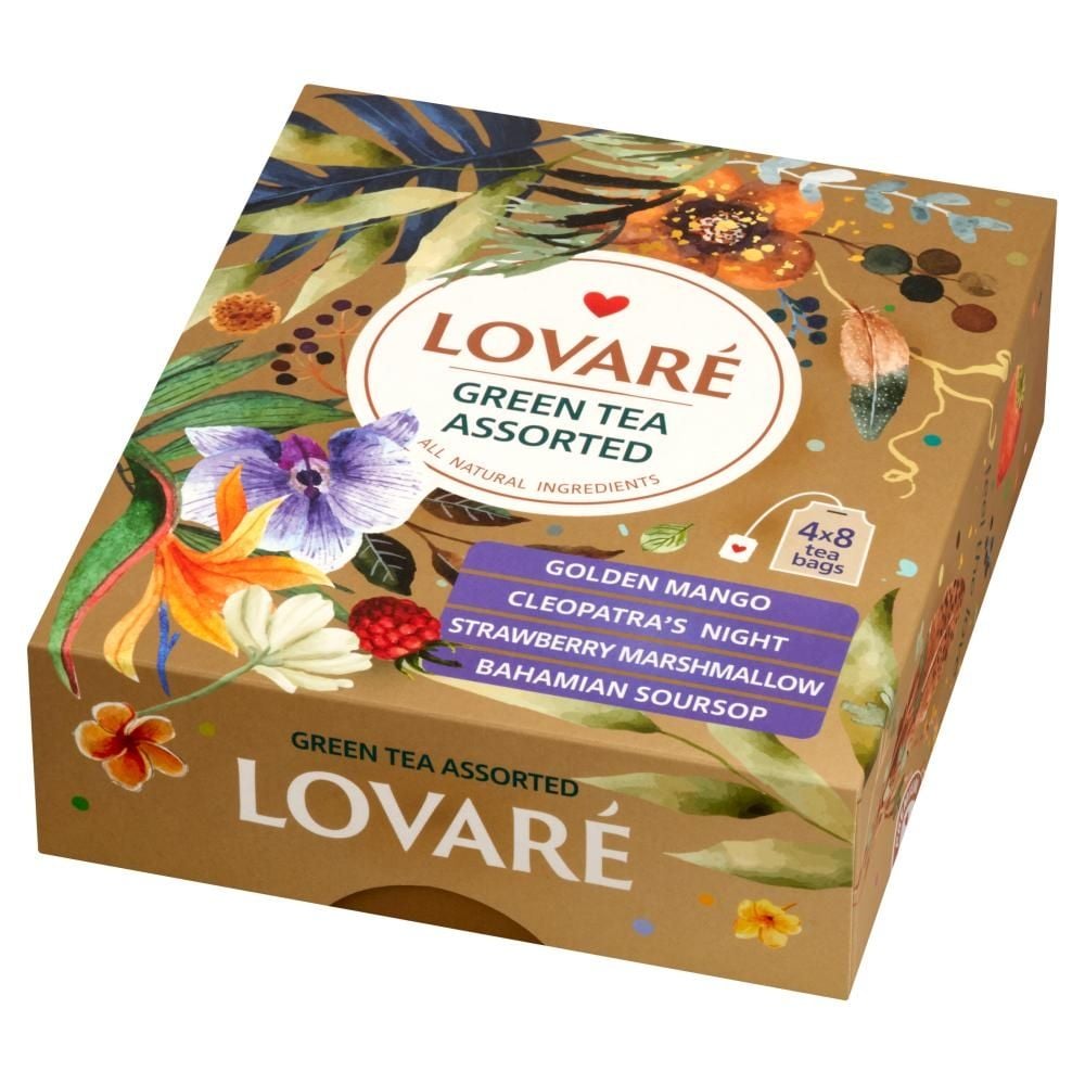 Lovaré Zestaw herbata zielona 48 g (32 x 1,5 g)