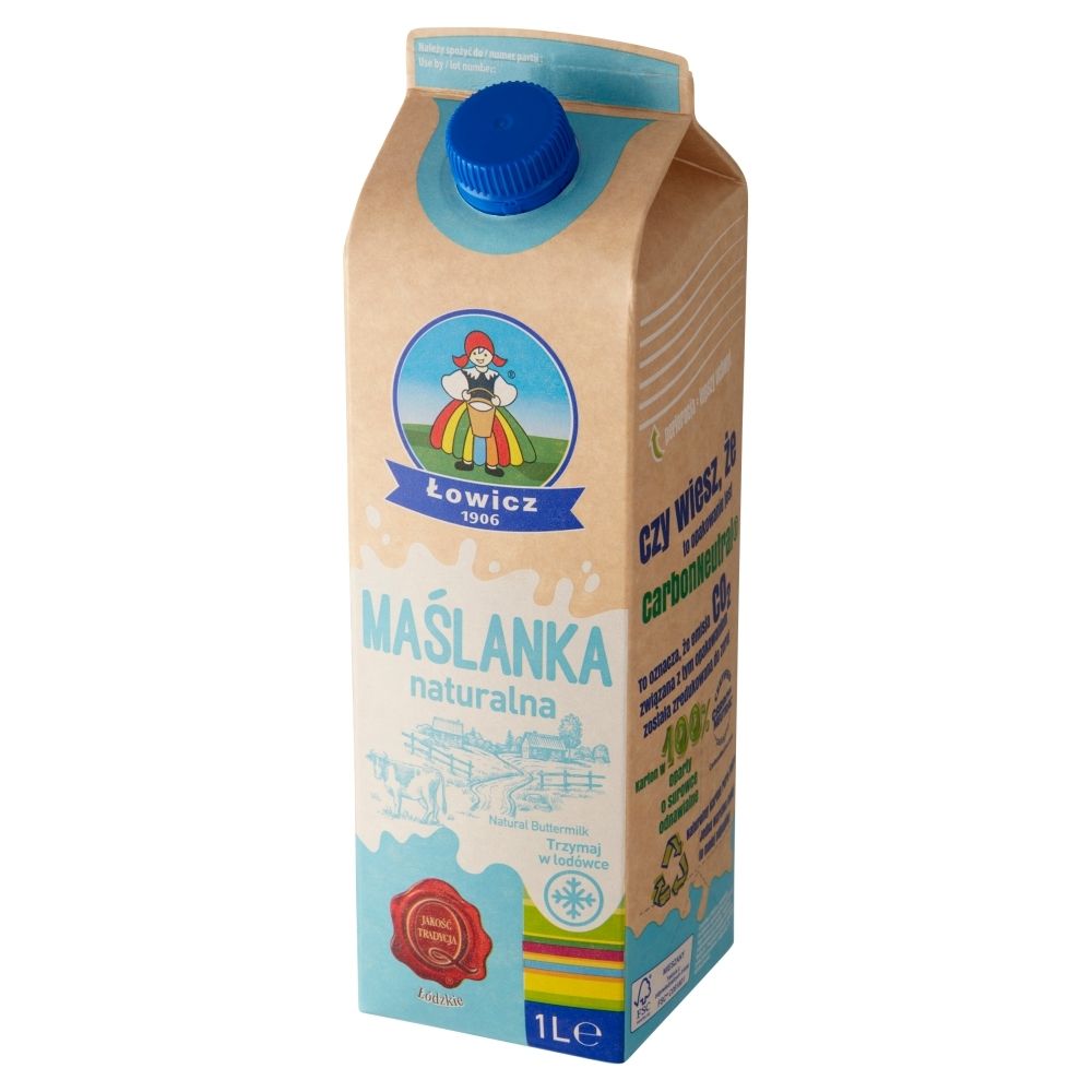 Łowicz Maślanka naturalna 1 l