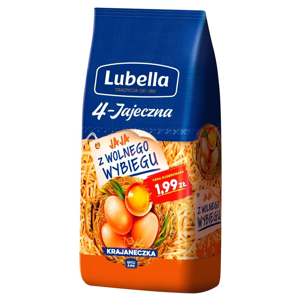 Lubella 4-Jajeczna Makaron krajaneczka 200 g