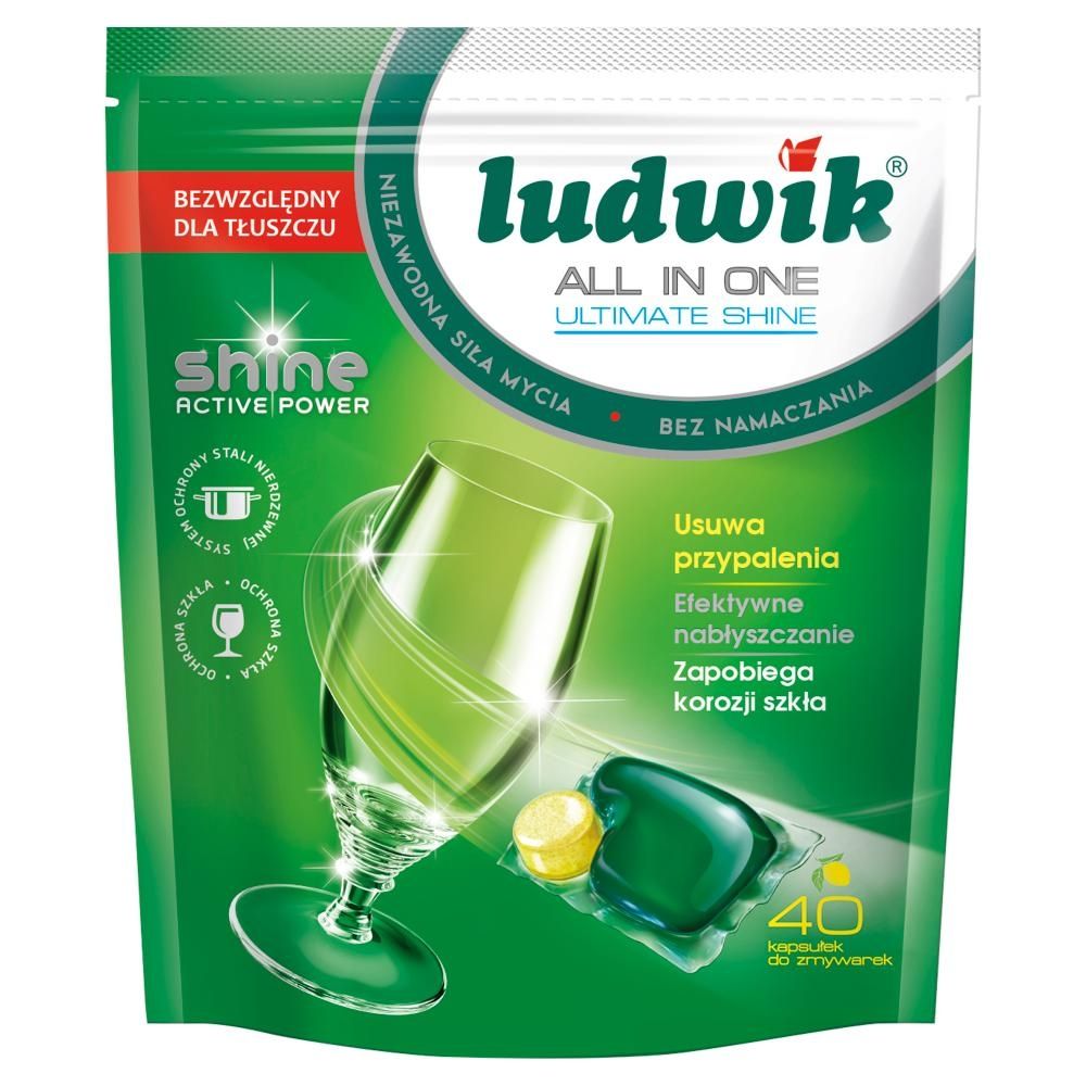 Ludwik All in one Kapsułki do zmywarek 812 g (40 sztuk)