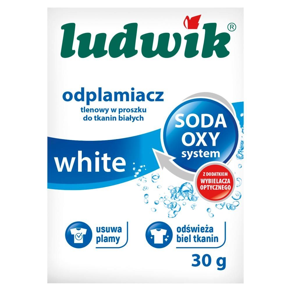 Ludwik Odplamiacz tlenowy w proszku do tkanin białych 30 g