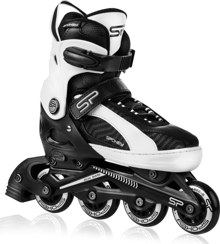 ROLKI regulowane ABEC9 Carbon PŁOZA ALU 70mm 33-36