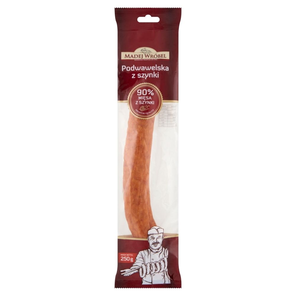 Madej Wróbel Kiełbasa podwawelska z szynki 250 g