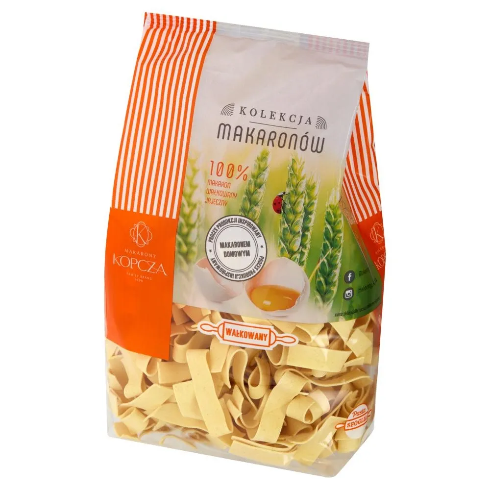 Makarony Kopcza Makaron jednojajeczny tagliatelle wstążka 12 mm 400 g